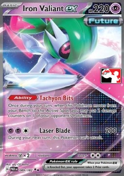 Iron Valiant ex 089 — Play! Pokémon Prize Pack Series Five (English Pokémon TCG card)