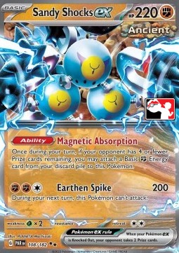 Sandy Shocks ex 108 — Play! Pokémon Prize Pack Series Five (English Pokémon TCG card)