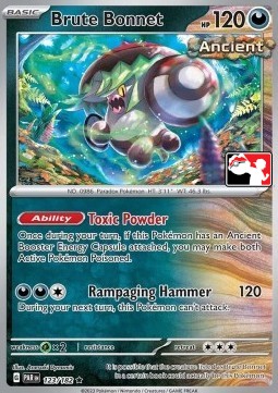 Brute Bonnet 123 — Play! Pokémon Prize Pack Series Five (English Pokémon TCG card)