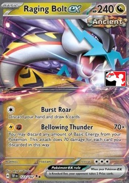 Raging Bolt ex 123 — Play! Pokémon Prize Pack Series Five (English Pokémon TCG card)