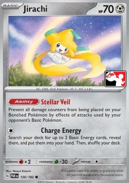 Jirachi 126 — Play! Pokémon Prize Pack Series Five (English Pokémon TCG card)