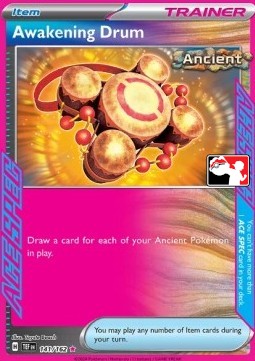 Awakening Drum 141 — Play! Pokémon Prize Pack Series Five (English Pokémon TCG card)