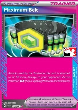 Maximum Belt 154 — Play! Pokémon Prize Pack Series Five (English Pokémon TCG card)