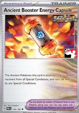 Ancient Booster Energy Capsule 159 — Play! Pokémon Prize Pack Series Five (English Pokémon TCG card)