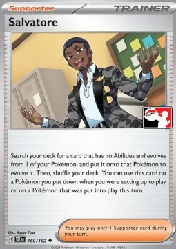 Salvatore 160 — Play! Pokémon Prize Pack Series Five (English Pokémon TCG card)