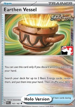 Earthen Vessel 163 — Play! Pokémon Prize Pack Series Five (English Pokémon TCG card)