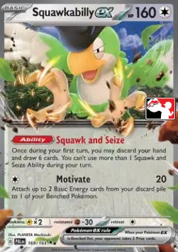 Squawkabilly ex 169 — Play! Pokémon Prize Pack Series Five (English Pokémon TCG card)