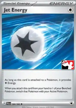 Jet Energy 190 — Play! Pokémon Prize Pack Series Five (English Pokémon TCG card)