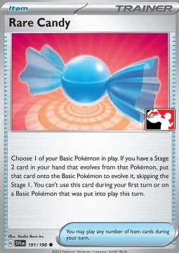 Rare Candy 191 — Play! Pokémon Prize Pack Series Five (English Pokémon TCG card)