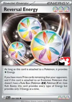 Reversal Energy 192 — Play! Pokémon Prize Pack Series Five (English Pokémon TCG card)