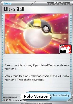 Ultra Ball 196 — Play! Pokémon Prize Pack Series Five (English Pokémon TCG card)