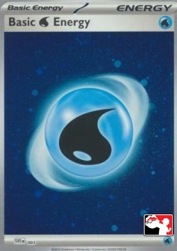 Basic Water Energy 003 — Play! Pokémon Prize Pack Series Four (English Pokémon TCG card)