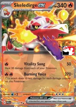 Skeledirge ex 037 — Play! Pokémon Prize Pack Series Four (English Pokémon TCG card)