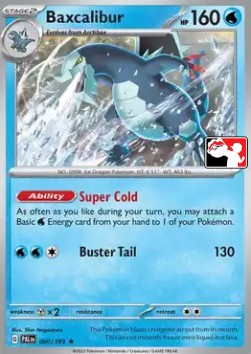 Baxcalibur 060 — Play! Pokémon Prize Pack Series Four (English Pokémon TCG card)