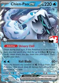 Chien-Pao ex 061 — Play! Pokémon Prize Pack Series Four (English Pokémon TCG card)