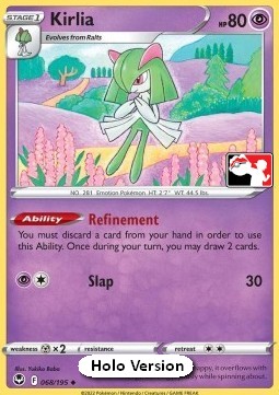 Kirlia 068 — Play! Pokémon Prize Pack Series Four (English Pokémon TCG card)
