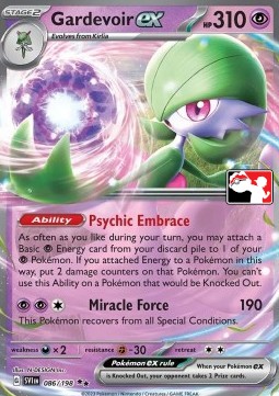 Gardevoir ex 086 — Play! Pokémon Prize Pack Series Four (English Pokémon TCG card)