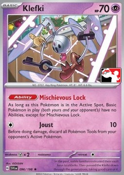 Klefki 096 — Play! Pokémon Prize Pack Series Four (English Pokémon TCG card)