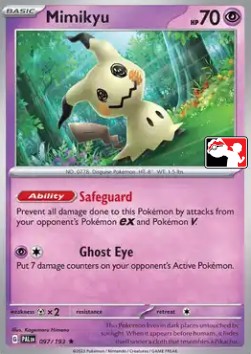Mimikyu 097 — Play! Pokémon Prize Pack Series Four (English Pokémon TCG card)