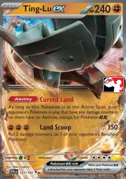 Ting-Lu ex 127 — Play! Pokémon Prize Pack Series Four (English Pokémon TCG card)