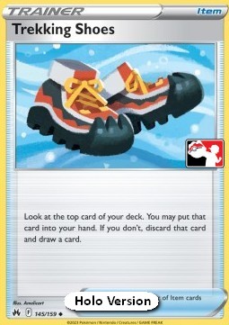 Trekking Shoes 145 — Play! Pokémon Prize Pack Series Four (English Pokémon TCG card)