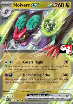 Noivern ex 153 — Play! Pokémon Prize Pack Series Four (English Pokémon TCG card)
