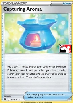 Capturing Aroma 153 — Play! Pokémon Prize Pack Series Four (English Pokémon TCG card)