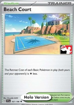 Beach Court 167 — Play! Pokémon Prize Pack Series Four (English Pokémon TCG card)