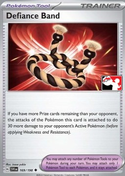Defiance Band 169 — Play! Pokémon Prize Pack Series Four (English Pokémon TCG card)