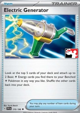 Electric Generator 170 — Play! Pokémon Prize Pack Series Four (English Pokémon TCG card)