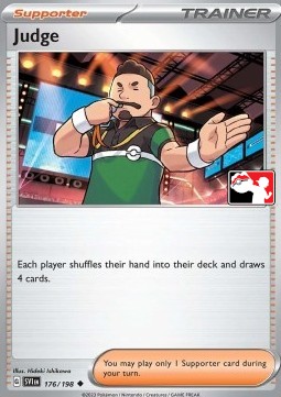 Judge 176 — Play! Pokémon Prize Pack Series Four (English Pokémon TCG card)