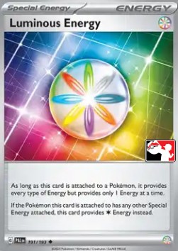 Luminous Energy 191 — Play! Pokémon Prize Pack Series Four (English Pokémon TCG card)