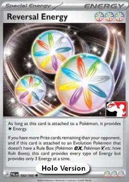 Reversal Energy 192 — Play! Pokémon Prize Pack Series Four (English Pokémon TCG card)