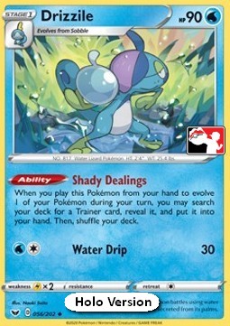 Drizzile 056 — Play! Pokémon Prize Pack Series One (English Pokémon TCG card)