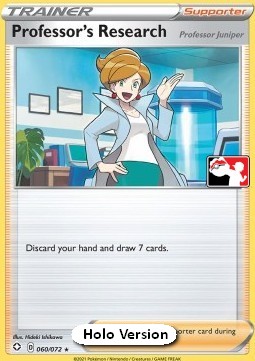 Professor's Research - Professor Juniper 060 — Play! Pokémon Prize Pack Series One (English Pokémon TCG card)