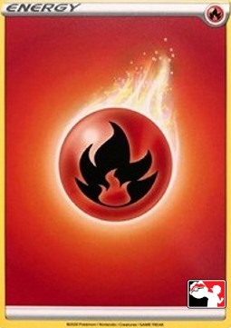 Fire Energy 1 — Play! Pokémon Prize Pack Series One (English Pokémon TCG card)