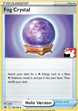 Fog Crystal 140 — Play! Pokémon Prize Pack Series One (English Pokémon TCG card)