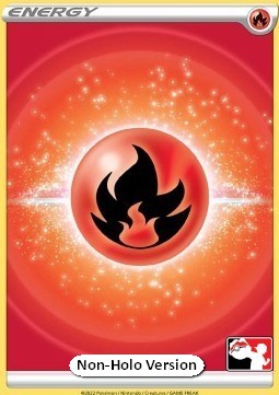 Fire Energy 002 — Play! Pokémon Prize Pack Series Three (English Pokémon TCG card)