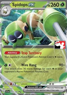 Spidops ex 019 — Play! Pokémon Prize Pack Series Three (English Pokémon TCG card)
