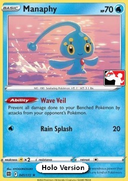 Manaphy 041 — Play! Pokémon Prize Pack Series Three (English Pokémon TCG card)