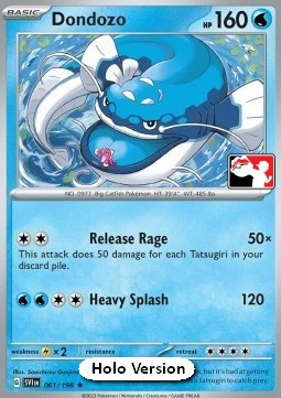 Dondozo 061 — Play! Pokémon Prize Pack Series Three (English Pokémon TCG card)
