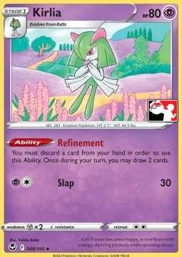 Kirlia 068 — Play! Pokémon Prize Pack Series Three (English Pokémon TCG card)