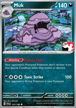 Muk 127 — Play! Pokémon Prize Pack Series Three (English Pokémon TCG card)