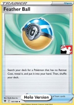 Feather Ball 141 — Play! Pokémon Prize Pack Series Three (English Pokémon TCG card)