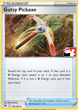 Gutsy Pickaxe 145 — Play! Pokémon Prize Pack Series Three (English Pokémon TCG card)