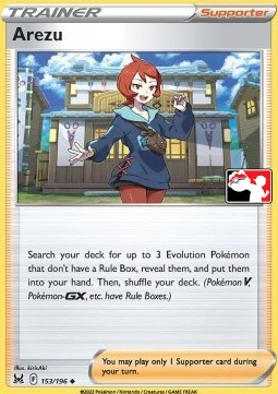 Arezu 153 — Play! Pokémon Prize Pack Series Three (English Pokémon TCG card)