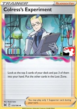 Colress's Experiment 155 — Play! Pokémon Prize Pack Series Three (English Pokémon TCG card)