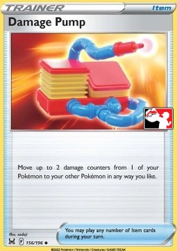 Damage Pump 156 — Play! Pokémon Prize Pack Series Three (English Pokémon TCG card)