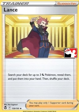 Lance 159 — Play! Pokémon Prize Pack Series Three (English Pokémon TCG card)