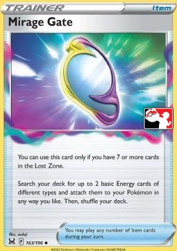 Mirage Gate 163 — Play! Pokémon Prize Pack Series Three (English Pokémon TCG card)